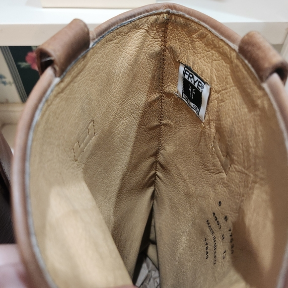 Frye 'Paige' Tall Riding Boots 100% Leather Sz 6 Brown - Picture 11 of 14